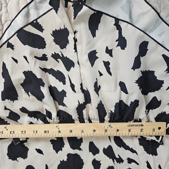 NWT Sexy Leopard Satin Feel 2 Piece Pajama Set Sz L - Picture 5 of 9